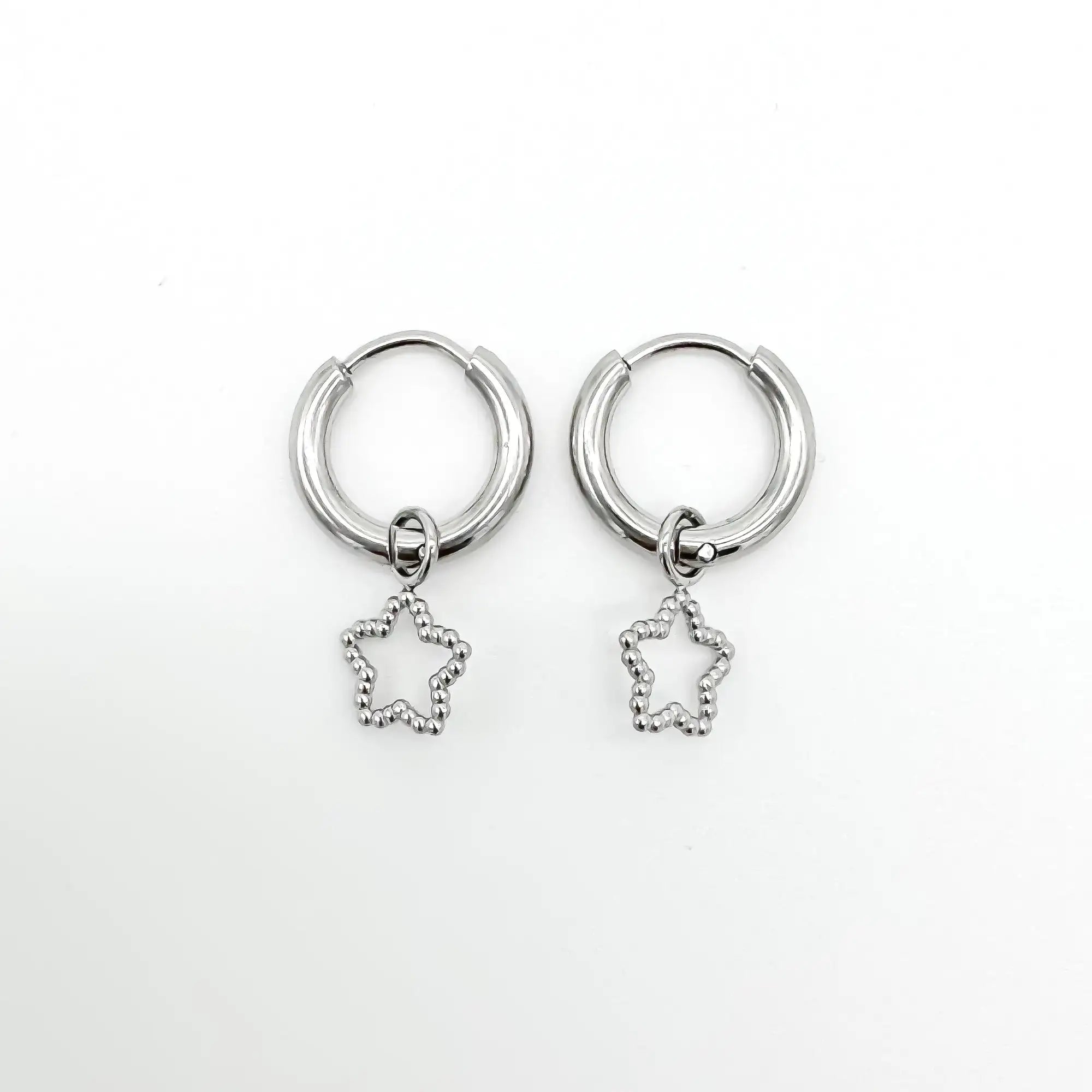 Dotted Stars - Earrings - Stainless Steel