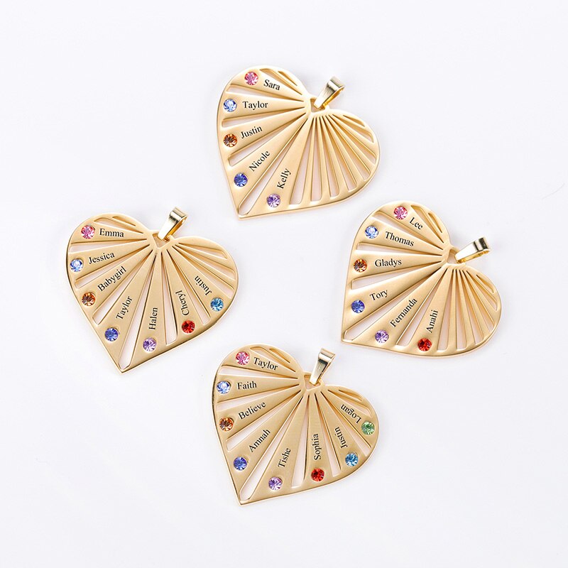 Stella Oro™ - Hart Necklace Engraved: Een Persoonlijk Sieraad voor Liefde en Herinnering